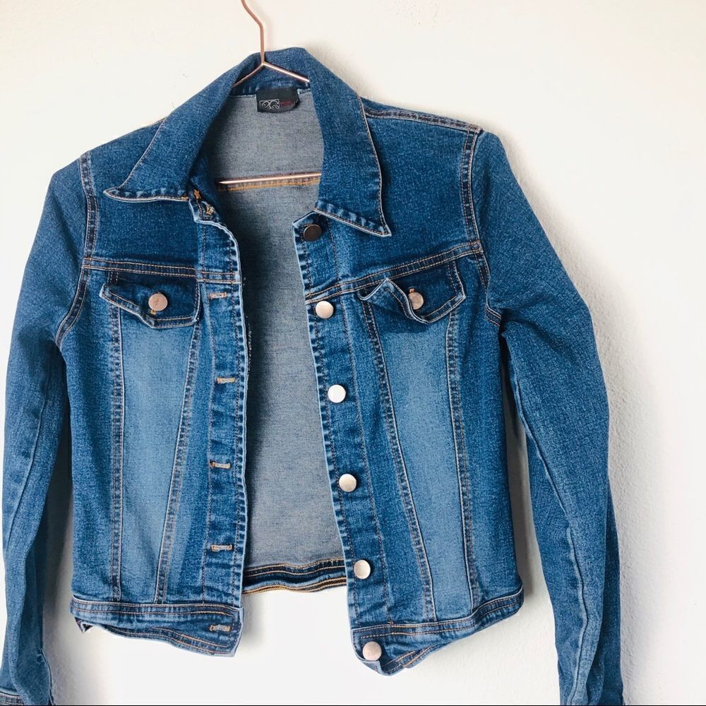 EUC ANGL Denim Button Down Jacket XS - Picture 3 of 6